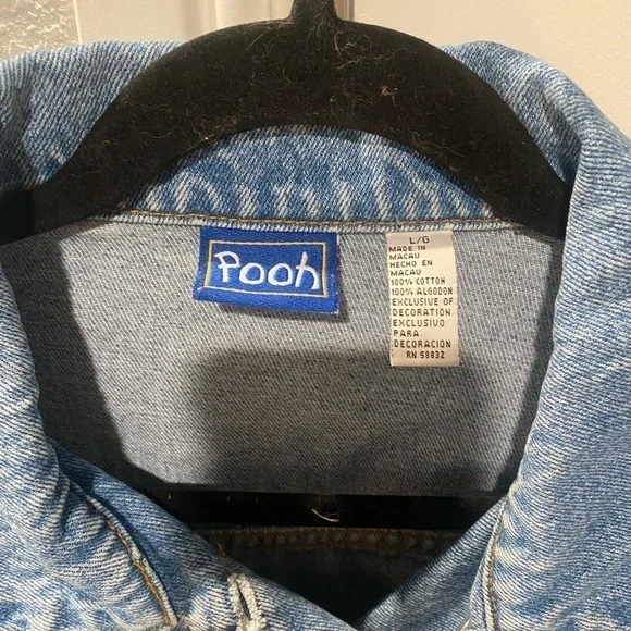 Vintage Winnie The Pooh Denim jacket size large - Picture 11 of 11